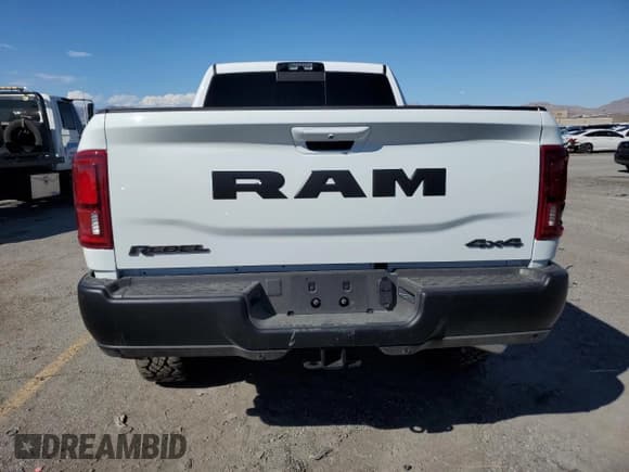 ✅ 2025 Ram 2500 • VIN: 3C63R5EL7SG536565 • Lot: 84031645. Listed on Copart with 1,605 mi. Free auction sales archive from the USA and detailed vehicle history report at DreamBid. Image 6.