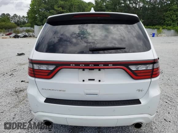 2022 Dodge Durango R/T with VIN 1C4SDHCTXNC101389, listed as a Copart auction lot 58491235 with 37,429 mi miles and Salvage title. Bid and sale history available at DreamBid. Image 6.