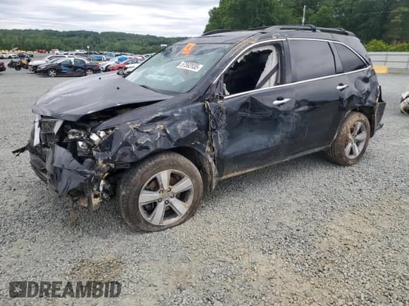 ✅ 2012 Acura MDX • VIN: 2HNYD2H27CH520893 • Лот: 57592035. Опубликован ранее на Copart с пробегом Не указан. Бесплатный доступ к архиву аукционных продаж из США и подробный отчёт об истории автомобиля на DreamBid. Изображение 1.