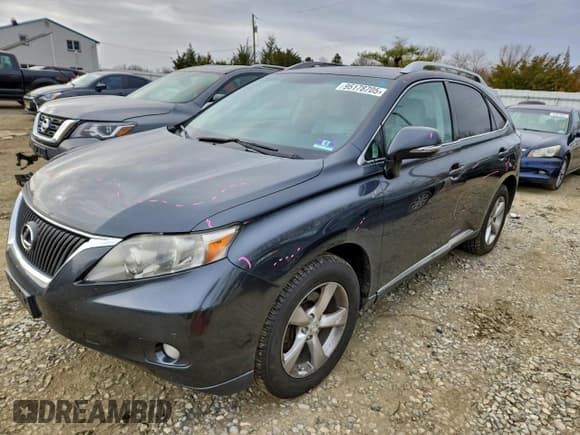 ✅ 2011 Lexus RX 350 • VIN: 2T2BK1BA4BC110259 • Lot: 95178705. Listed on Copart with 158,440 mi. Free auction sales archive from the USA and detailed vehicle history report at DreamBid. Image 1.