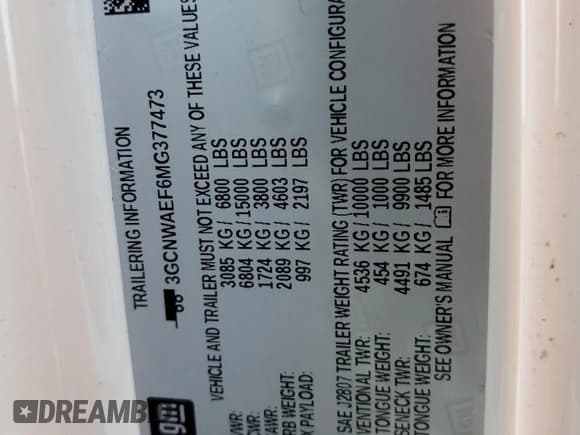 ✅ 2021 Chevrolet Silverado 1500 Work Truck • VIN: 3GCNWAEF6MG377473 • Lot: 73272704. Wystawiony na Copart z przebiegiem Nie podano. Bezpłatny archiwum sprzedaży aukcyjnych z USA i szczegółowy raport historii pojazdu na DreamBid. Zdjęcie 13.