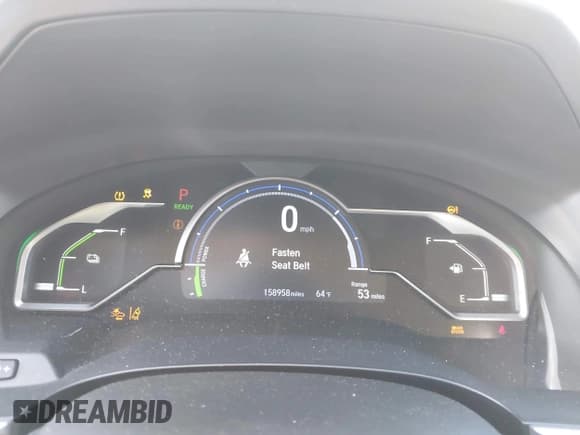 ✅ 2019 Honda Clarity • VIN: JHMZC5F18KC002087 • Lot: 43846306. Listed on IAAI with 158,958 mi. Free auction sales archive from the USA and detailed vehicle history report at DreamBid. Image 7.