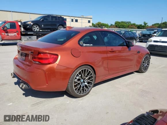✅ 2019 BMW M2 Competition • VIN: WBS2U7C59K7D43280 • Lot: 66008075. Listed on Copart with 34,135 mi. Free auction sales archive from the USA and detailed vehicle history report at DreamBid. Image 3.