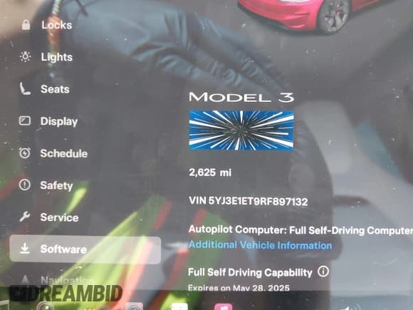 ✅ 2024 Tesla Model 3 Performance • VIN: 5YJ3E1ET9RF897132 • Лот: 42180109. Опубликован ранее на IAAI с пробегом 2 625 миль. Бесплатный доступ к архиву аукционных продаж из США и подробный отчёт об истории автомобиля на DreamBid. Изображение 7.