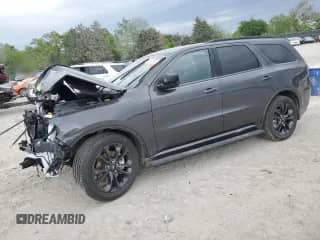 2023 Dodge Durango R/T Plus with VIN 1C4SDHCT6PC720171, listed as a Copart auction lot 53962495 with 2,193 mi miles and Salvage title. Bid and sale history available at DreamBid. Image 1.