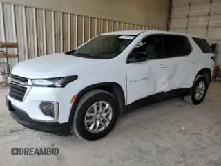 ✅ 2024 Chevrolet Traverse LS • VIN: 1GNESTKW1RJ139930 • Lot: 42846055. Wystawiony na Copart z przebiegiem 8 132 mil. Bezpłatny archiwum sprzedaży aukcyjnych z USA i szczegółowy raport historii pojazdu na DreamBid. Zdjęcie 1.