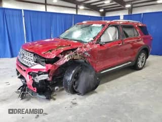 2024 Ford Explorer Limited with VIN 1FMSK7FH6RGA24604, listed as a Copart auction lot 65967025 with 34,884 mi miles and Non repairable. Bid and sale history available at DreamBid. Image 1.