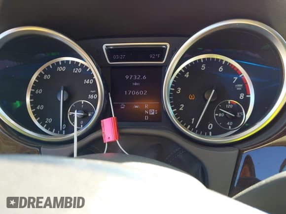 ✅ 2012 Mercedes-Benz M 350 • VIN: 4JGDA5HBXCA031140 • Lot: 43424940. Listed on IAAI with 170,602 mi. Free auction sales archive from the USA and detailed vehicle history report at DreamBid. Image 7.