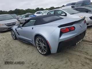 2017 Chevrolet Corvette Grand Sport 2LT с VIN 1G1YY3D7XH5103387, выставлен на аукционе Copart как лот 74677294 с пробегом 9 266 миль миль и На запчасти • Non repairable. История ставок и продаж доступна на DreamBid. Изображение 2.