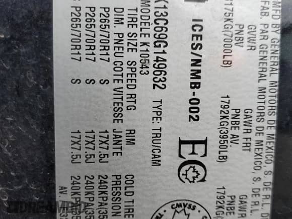 2009 Chevrolet Silverado 1500 LS z VIN 3GCEK13C69G149632, wystawiony jako Copart lot #56961485 z przebiegiem 255 409 mil mil oraz Szkoda całkowita • Salvage title. Historia ofert i sprzedaży dostępna na DreamBid. Obrazek 12.