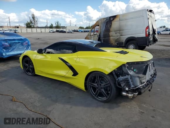 ✅ 2024 Chevrolet Corvette 2LT • VIN: 1G1YB3D48R5111917 • Lot: 46362005. Listed on Copart with Not provided. Free auction sales archive from the USA and detailed vehicle history report at DreamBid. Image 2.