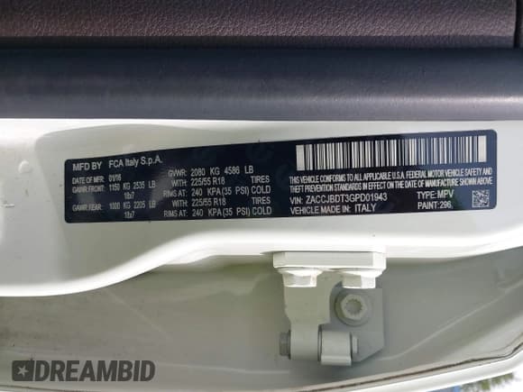 ✅ 2016 Jeep Renegade Limited • VIN: ZACCJBDT3GPD01943 • Лот: 43305829. Опубликован ранее на IAAI с пробегом 102 572 миль. Бесплатный доступ к архиву аукционных продаж из США и подробный отчёт об истории автомобиля на DreamBid. Изображение 9.