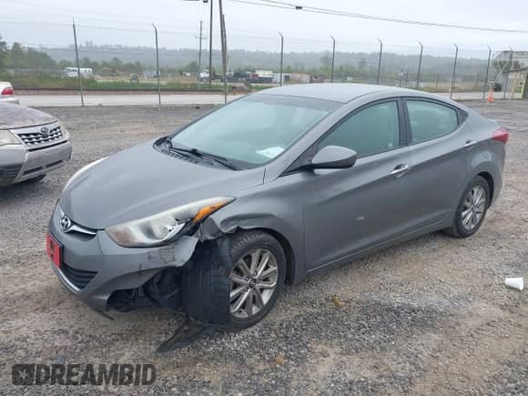 2014 Hyundai Elantra SE z VIN 5NPDH4AE5EH474595, wystawiony jako IAAI lot #43383354 z przebiegiem 112 394 mil mil oraz . Historia ofert i sprzedaży dostępna na DreamBid. Obrazek 2.