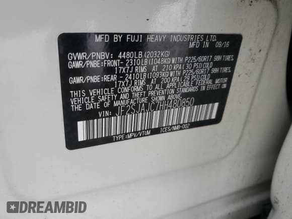 ✅ 2017 Subaru Forester Limited • VIN: JF2SJAJC7HH480850 • Lot: 92212255. Wystawiony na Copart z przebiegiem 128 894 mil. Bezpłatny archiwum sprzedaży aukcyjnych z USA i szczegółowy raport historii pojazdu na DreamBid. Zdjęcie 14.