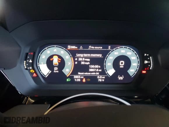 ✅ 2025 Audi A3 Premium Plus • VIN: WAUHUDGY2SA082110 • Lot: 69487575. Listed on Copart with 3,865 mi. Free auction sales archive from the USA and detailed vehicle history report at DreamBid. Image 9.