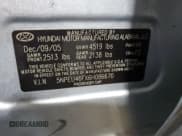 ✅ 2006 Hyundai Sonata GLS • VIN: 5NPEU46FX6H086670 • Лот: 67274324. Опубликован ранее на Copart с пробегом 349 830 миль. Бесплатный доступ к архиву аукционных продаж из США и подробный отчёт об истории автомобиля на DreamBid. Изображение 13.