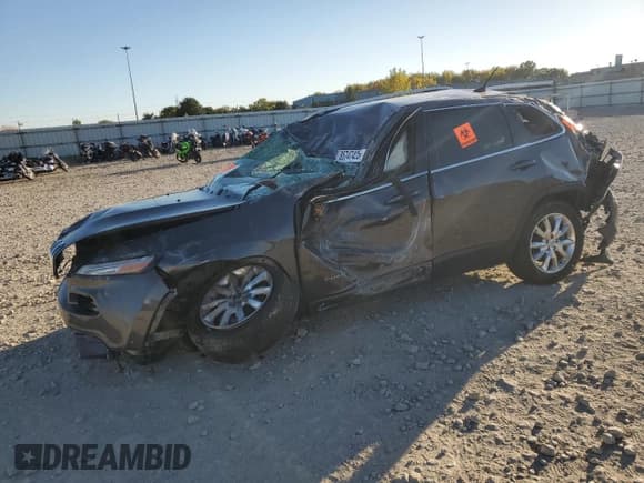 ✅ 2017 Jeep Cherokee Limited • VIN: 1C4PJMDS2HW521633 • Lot: 85747425. Listed on Copart with Not provided. Free auction sales archive from the USA and detailed vehicle history report at DreamBid. Image 1.