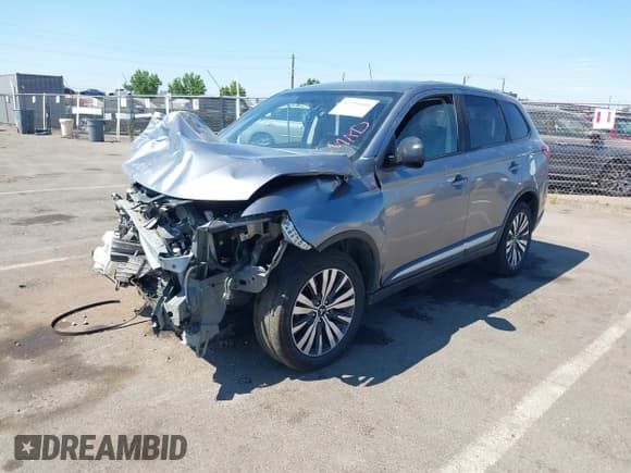 ✅ 2019 Mitsubishi Outlander ES • VIN: JA4AZ3A36KZ008133 • Lot: 42713695. Listed on IAAI with 168,863 mi. Free auction sales archive from the USA and detailed vehicle history report at DreamBid. Image 2.