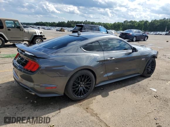✅ 2020 Ford Mustang GT • VIN: 1FA6P8CFXL5178029 • Lot: 56962865. Listed on Copart with 43,551 mi. Free auction sales archive from the USA and detailed vehicle history report at DreamBid. Image 3.