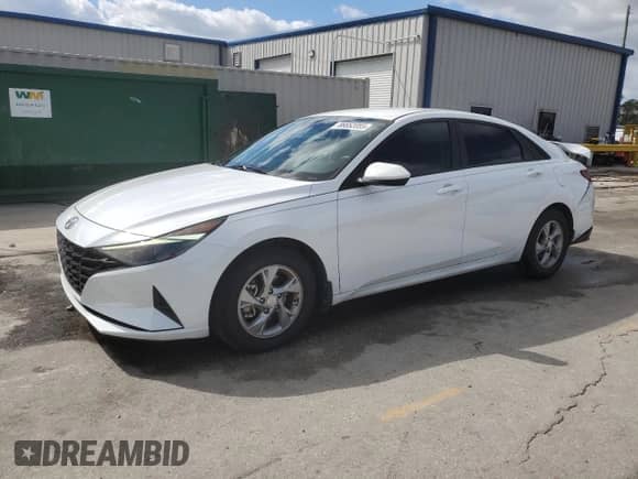 2021 Hyundai Elantra SE z VIN 5NPLL4AG3MH052738, wystawiony jako Copart lot #86652055 z przebiegiem 57 355 mil mil oraz Szkoda całkowita • Salvage title. Historia ofert i sprzedaży dostępna na DreamBid. Obrazek 1.