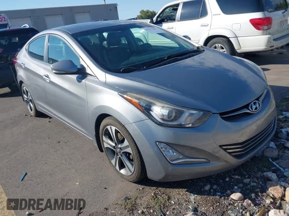 ✅ 2015 Hyundai Elantra Sport • VIN: KMHDH4AH2FU229573 • Lot: 43377487. Listed on IAAI with 118,142 mi. Free auction sales archive from the USA and detailed vehicle history report at DreamBid. Image 1.