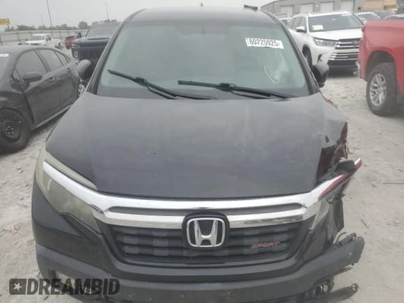 ✅ 2019 Honda Ridgeline Sport • VIN: 5FPYK2F13KB008453 • Lot: 60225925. Listed on Copart with Not provided. Free auction sales archive from the USA and detailed vehicle history report at DreamBid. Image 5.