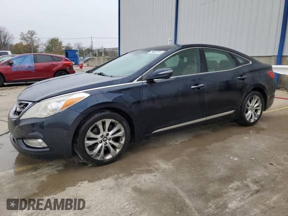 2012 Hyundai Azera with VIN KMHFG4JG1CA147768, listed as a Copart auction lot 79622204 with 235,684 mi miles and Salvage title. Bid and sale history available at DreamBid. Image 1.