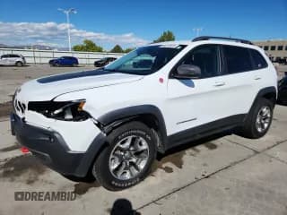 ✅ 2019 Jeep Cherokee Trailhawk • VIN: 1C4PJMBX2KD483533 • Lot: 84297625. Listed on Copart with 62,649 mi. Free auction sales archive from the USA and detailed vehicle history report at DreamBid. Image 1.