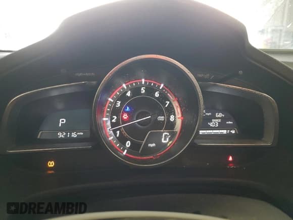 ✅ 2016 Mazda 3 S Grand Touring • VIN: JM1BM1N33G1299655 • Lot: 71784895. Listed on Copart with 92,116 mi. Free auction sales archive from the USA and detailed vehicle history report at DreamBid. Image 9.