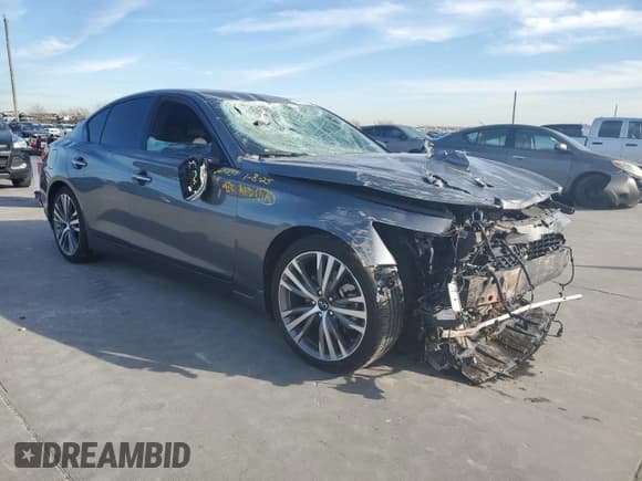 ✅ 2024 Infiniti Q50 Sensory • VIN: JN1EV7CP5RM601096 • Лот: 88635915. Опубликован ранее на Copart с пробегом Не указан. Бесплатный доступ к архиву аукционных продаж из США и подробный отчёт об истории автомобиля на DreamBid. Изображение 4.