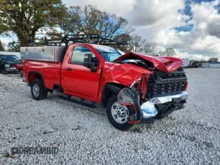 2022 Chevrolet Silverado 2500HD Work Truck z VIN 1GC0WLE76NF243340, wystawiony jako Copart lot #68963685 z przebiegiem Nie podano mil oraz Szkoda całkowita • Salvage title. Historia ofert i sprzedaży dostępna na DreamBid. Obrazek 4.