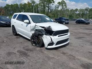 2020 Dodge Durango GT Plus with VIN 1C4RDHDG5LC119313, listed as a IAAI auction lot 43073849 with 136,521 mi miles and . Bid and sale history available at DreamBid. Image 1.