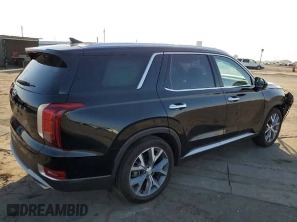 2021 Hyundai Palisade SEL with VIN KM8R44HE1MU318691, listed as a Copart auction lot 66522444 with 61,996 mi miles and Salvage title. Bid and sale history available at DreamBid. Image 3.