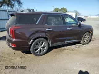 2022 Hyundai Palisade Limited z VIN KM8R54HE1NU350622, wystawiony jako Copart lot #58530944 z przebiegiem 59 416 mil mil oraz Szkoda całkowita • Salvage title. Historia ofert i sprzedaży dostępna na DreamBid. Obrazek 3.