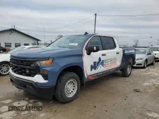 2022 Chevrolet Silverado 1500 Work Truck z VIN 1GCPDAEK4NZ524712, wystawiony jako Copart lot #80791304 z przebiegiem 30 822 mil mil oraz Szkoda całkowita • Salvage title. Historia ofert i sprzedaży dostępna na DreamBid. Obrazek 1.