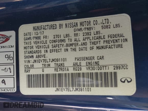 ✅ 2018 Infiniti Q60 Luxe • VIN: JN1EV7EL7JM391101 • Лот: 42495015. Опубликован ранее на IAAI с пробегом 72 867 миль. Бесплатный доступ к архиву аукционных продаж из США и подробный отчёт об истории автомобиля на DreamBid. Изображение 9.