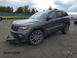 2016 Jeep Grand Cherokee Limited 75th Anniversary с VIN 1C4RJFBG5GC431136, выставлен на аукционе Copart как лот 71918245 с пробегом 142 439 миль миль и Списание • Salvage title. История ставок и продаж доступна на DreamBid. Изображение 1.