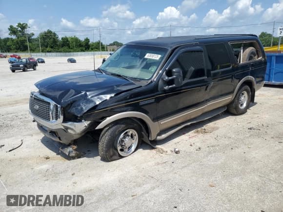 ✅ 2002 Ford Excursion Limited • VIN: 1FMNU42F82EC93117 • Лот: 63658125. Опубликован ранее на Copart с пробегом 363 451 миль. Бесплатный доступ к архиву аукционных продаж из США и подробный отчёт об истории автомобиля на DreamBid. Изображение 1.