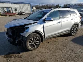 ✅ 2017 Hyundai Santa Fe SE • VIN: KM8SMDHF0HU205248 • Лот: 47072904. Опубликован ранее на Copart с пробегом 91 090 миль. Бесплатный доступ к архиву аукционных продаж из США и подробный отчёт об истории автомобиля на DreamBid. Изображение 1.