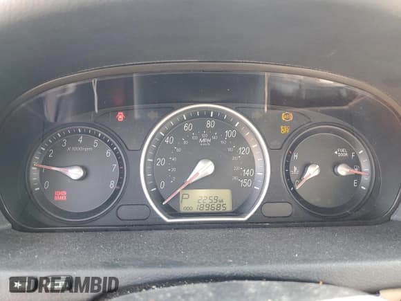 ✅ 2006 Hyundai Sonata GLS • VIN: KMHEU46C56A133189 • Лот: 90346045. Опубликован ранее на Copart с пробегом 189 685 миль. Бесплатный доступ к архиву аукционных продаж из США и подробный отчёт об истории автомобиля на DreamBid. Изображение 9.