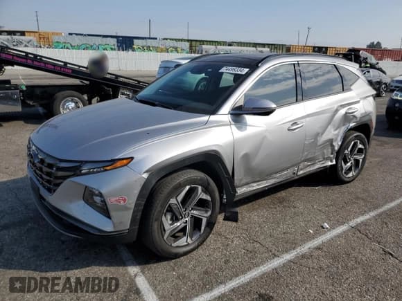 ✅ 2023 Hyundai Tucson Limited • VIN: KM8JFDA28PU131718 • Lot: 74499334. Wystawiony na Copart z przebiegiem 35 515 mil. Bezpłatny archiwum sprzedaży aukcyjnych z USA i szczegółowy raport historii pojazdu na DreamBid. Zdjęcie 1.