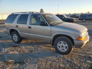 2004 Chevrolet Blazer LS with VIN 1GNDT13X84K156716, listed as a Copart auction lot 43287655 with Not provided miles and Salvage title. Bid and sale history available at DreamBid. Image 4.