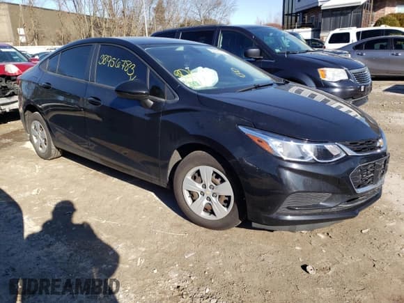 ✅ 2018 Chevrolet Cruze LS • VIN: 1G1BC5SM0J7180644 • Lot: 38956783. Listed on Copart with 49,748 mi. Free auction sales archive from the USA and detailed vehicle history report at DreamBid. Image 4.