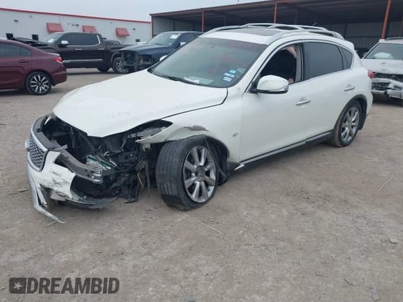 ✅ 2017 Infiniti QX50 • VIN: JN1BJ0RP3HM381940 • Lot: 41369764. Wystawiony na IAAI z przebiegiem 108 273 mil. Bezpłatny archiwum sprzedaży aukcyjnych z USA i szczegółowy raport historii pojazdu na DreamBid. Zdjęcie 2.