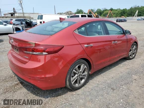 2017 Hyundai Elantra SE with VIN 5NPD84LF0HH010978, listed as a Copart auction lot 60446265 with 78,299 mi miles and Salvage title. Bid and sale history available at DreamBid. Image 3.