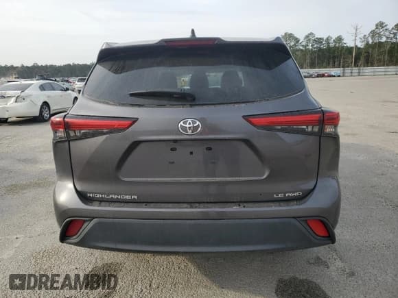 ✅ 2022 Toyota Highlander LE • VIN: 5TDBZRBHXNS566239 • Lot: 49960015. Listed on Copart with 47,997 mi. Free auction sales archive from the USA and detailed vehicle history report at DreamBid. Image 6.