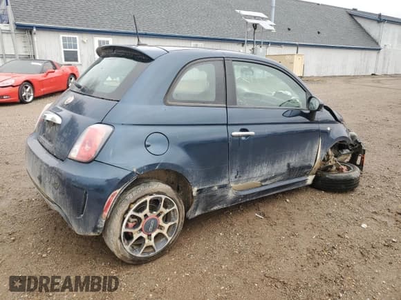✅ 2013 FIAT 500 Turbo • VIN: 3C3CFFHH4DT573327 • Lot: 91840065. Wystawiony na Copart z przebiegiem 125 816 mil. Bezpłatny archiwum sprzedaży aukcyjnych z USA i szczegółowy raport historii pojazdu na DreamBid. Zdjęcie 3.
