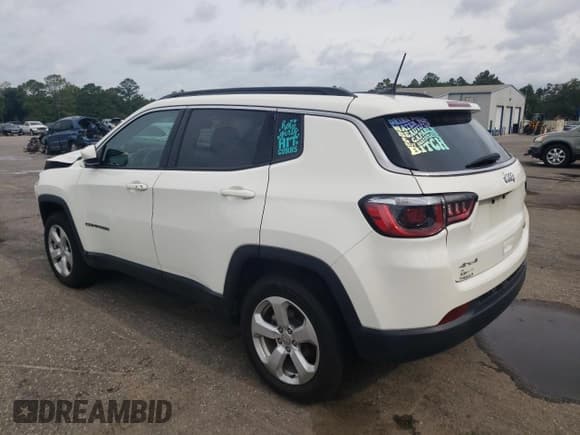 ✅ 2019 Jeep Compass Latitude • VIN: 3C4NJDBB8KT760837 • Lot: 58399035. Listed on Copart with 117,188 mi. Free auction sales archive from the USA and detailed vehicle history report at DreamBid. Image 2.