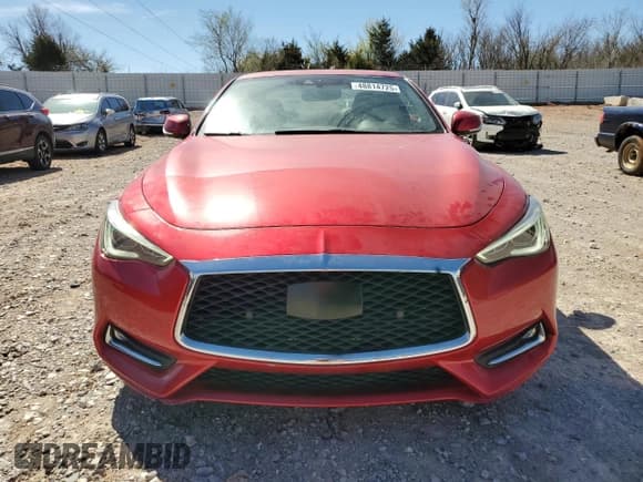 ✅ 2017 Infiniti Q60 Red Sport 400 • VIN: JN1FV7EK7HM610502 • Лот: 48814725. Опубликован ранее на Copart с пробегом 94 925 миль. Бесплатный доступ к архиву аукционных продаж из США и подробный отчёт об истории автомобиля на DreamBid. Изображение 5.