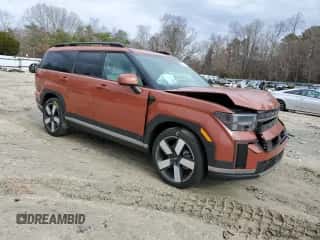 2024 Hyundai Santa Fe Limited с VIN 5NMP3DG13RH013768, выставлен на аукционе Copart как лот 47998995 с пробегом 9 639 миль миль и Списание • Salvage title. История ставок и продаж доступна на DreamBid. Изображение 4.